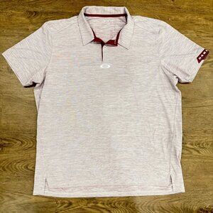 Oakley Men's XXL O-Hydrolix™ Gravity Polo 434158 Iron Red NWT Regular Fit